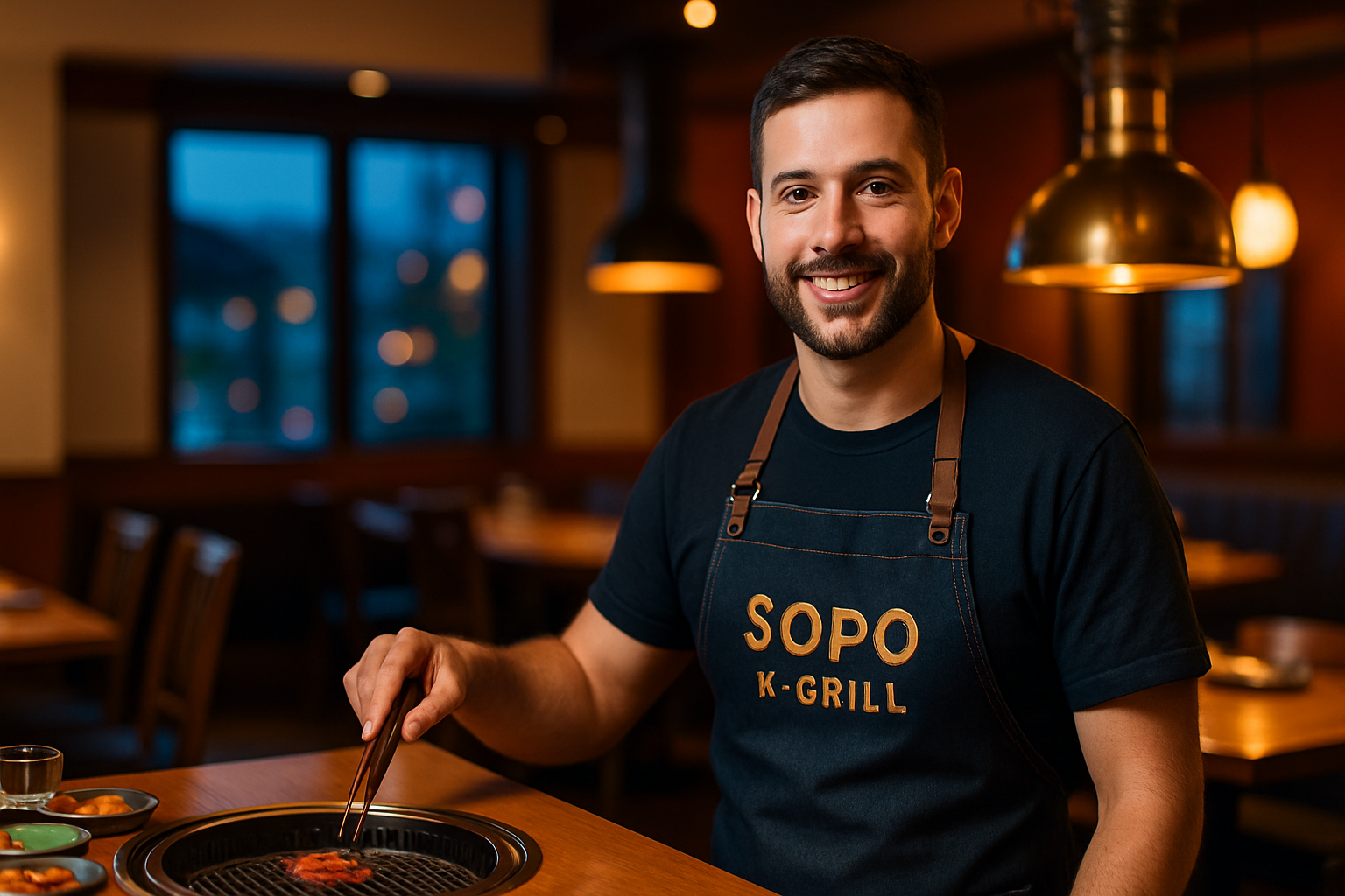 Sizzling grill and soft tofu stew